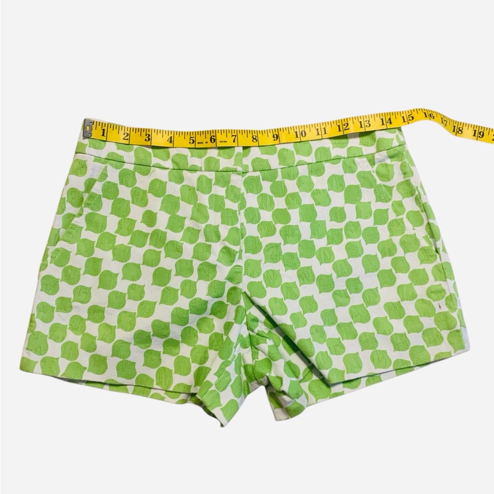 Trina Turk Women’s Green & White Geometric Corbin 2 Shorts. Size 2 - Picture 9 of 15